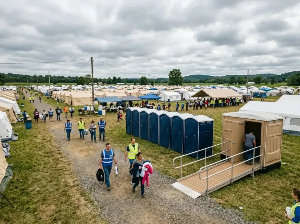 disaster-relief-camp-restrooms-010 — frequently asked questions, Dumpster & Portable Bathrooms Rental in Hickman, NE